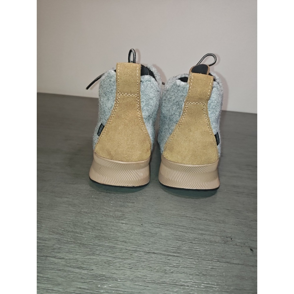 Rihero Women's Classic Waterproof Ankle Boots,camel brown & gray,Size 8.5 - Picture 7 of 10